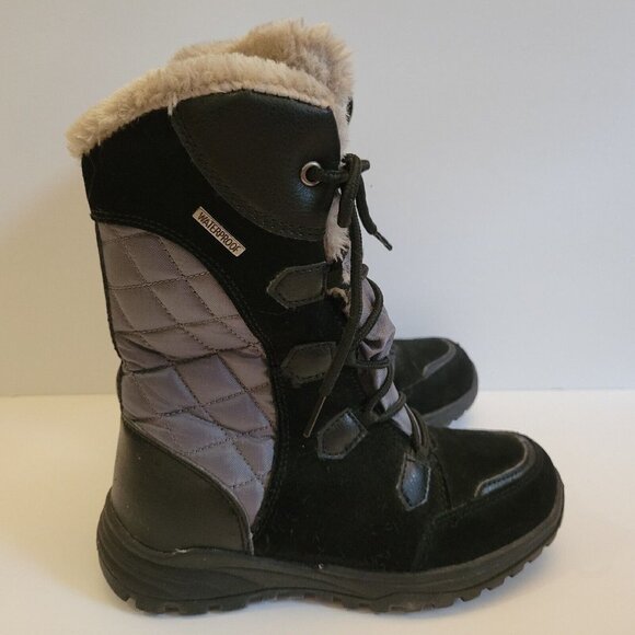 Natural Reflections Shoes - NATURAL REFLECTIONS 3M MT CRAWFORD SZ 7 Black suede Insulated  snow boots